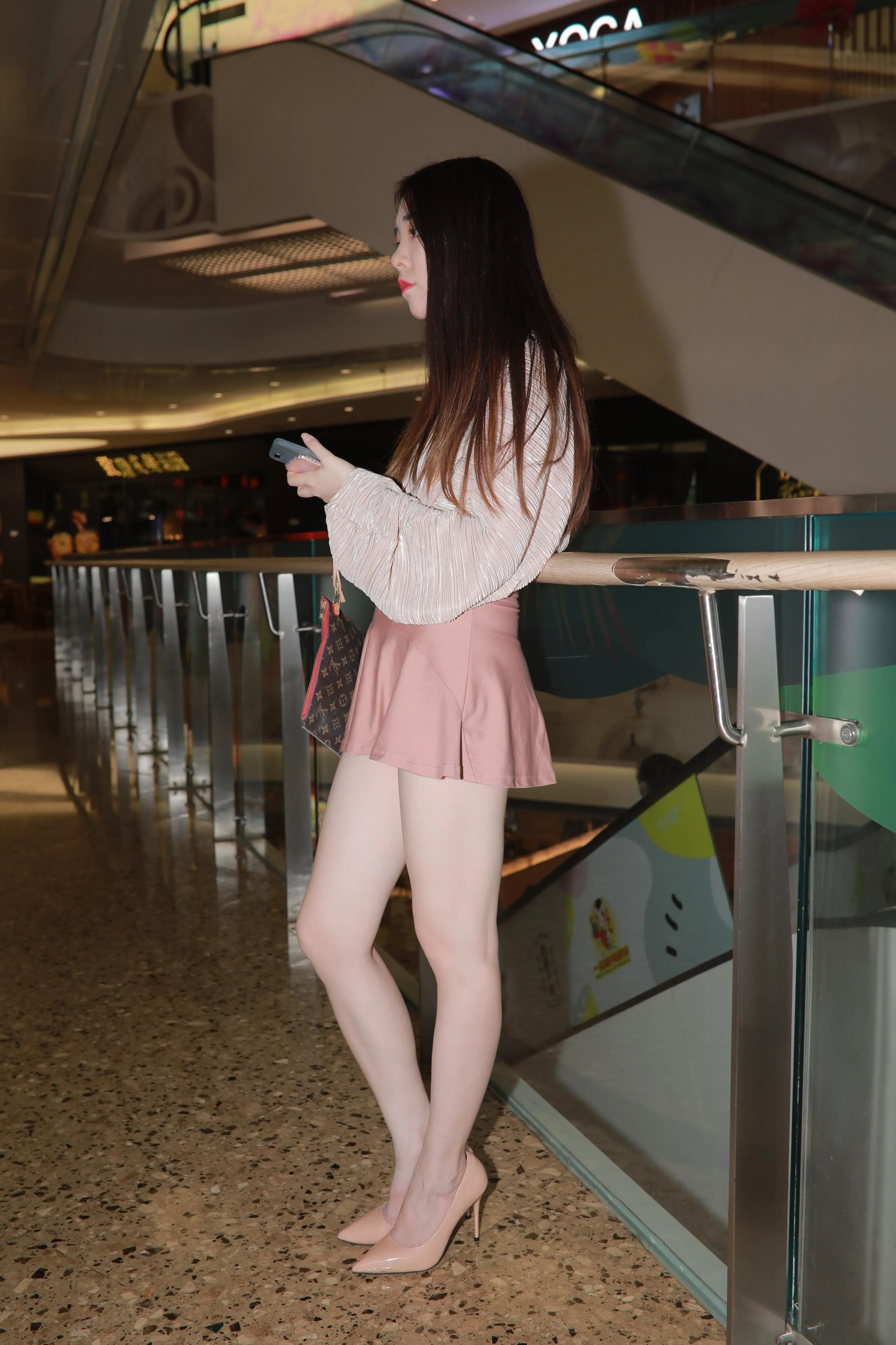 魔镜街拍 NO.167 可爱的粉色短裙小姐姐 [495P]插图4